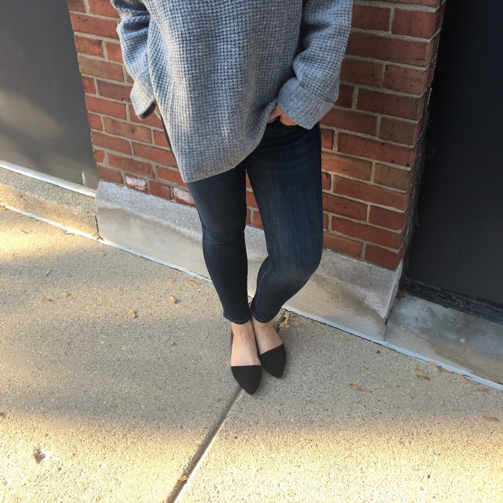 Zara ankle skinny jeans